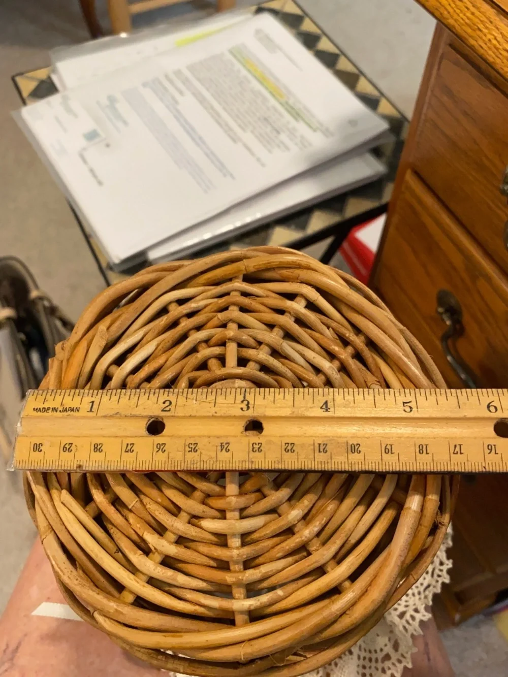 Antique Quilt Basket